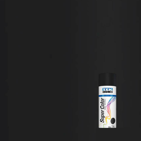 TINTA SPRAY METALICO PRETO 350ML TEK BOND
