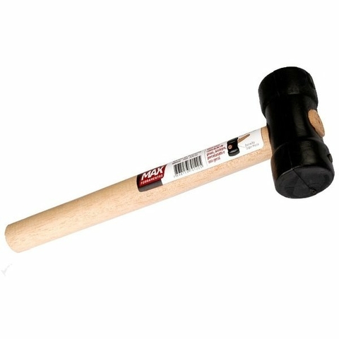 MARTELO DE BORRACHA 60MM PRETO MAX