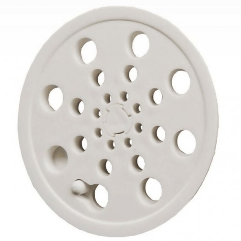 GRELHA REDONDA BRANCA PVC 15CM COM FECHO OVERTIME