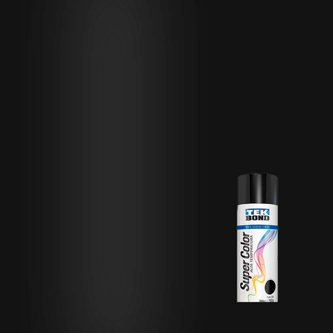 TINTA SPRAY ALTA TEMPERATURA PRETO BRILHANTE 350ML TEK BOND