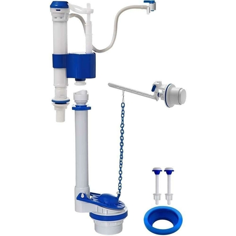 KIT COMPLETO PARA CAIXA ACOPLADA ACIONAMENTO LATERAL BLUKIT