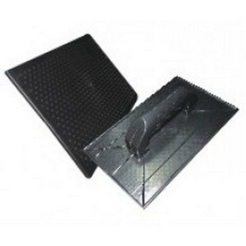DESEMPENADEIRA PVC CORRUGADA PRETO 15X26CM GALO