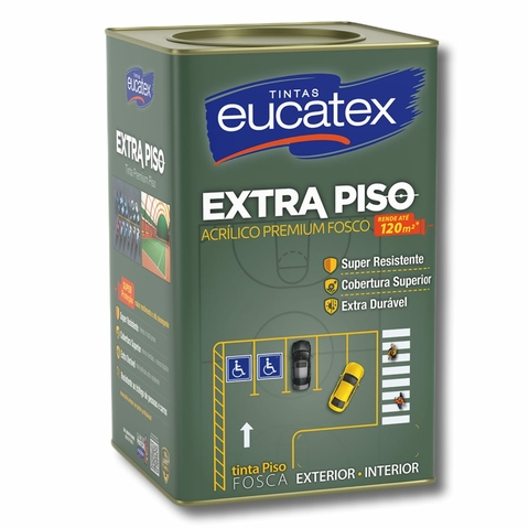 TINTA ACRILICA PREMIUM 18L BRANCO EXTRA PISO EUCATEX