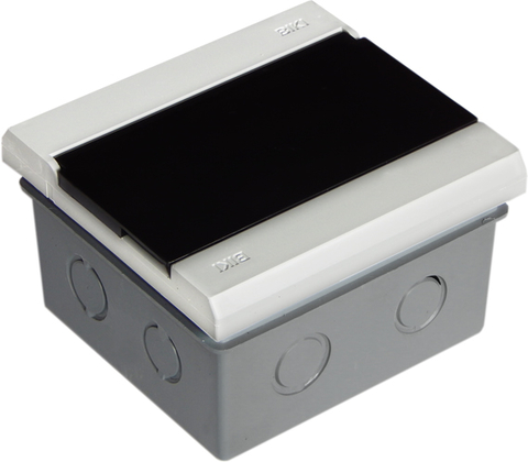 CENTRAL PARA 3 DISJUNTORES NEMA / 4 DIN CINZA FUME BIKI