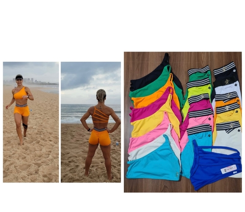 CONJUNTO SHORTS ELÁSTICO