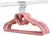 kit 25 cabides cor de rosa coração de veludo na internet
