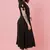 Vestido Boneca Midi Preto - comprar online
