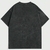 camiseta preta oversized acid wash - Roseanne's Shop