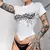 top corset y2k com fecho nas costas branco