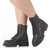 bota coturno jisoo BlackPink preta - comprar online