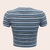 shein mod cropped canelado azul listrado - comprar online