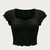 top cropped franzido rose blackpink - comprar online