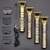 Barbeador Elétrico Depilador Aparador De Pelos Masculino T9 - gold shop