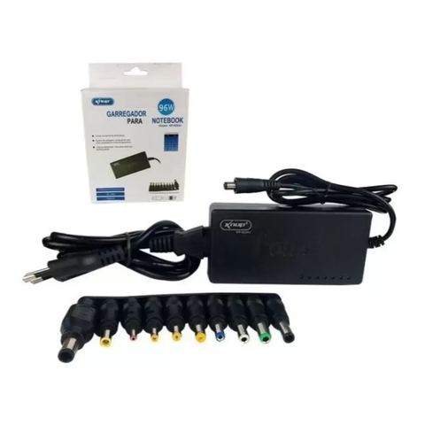 Fonte Carregador Universal Notebook 96w 12.24v Kp525A 10plug