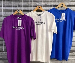 Camiseta Palm Angels 100% Algodão Malha 30.1 Super Moda Unisex