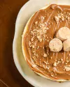 Cheesecake de Doce de leite com Paçoca