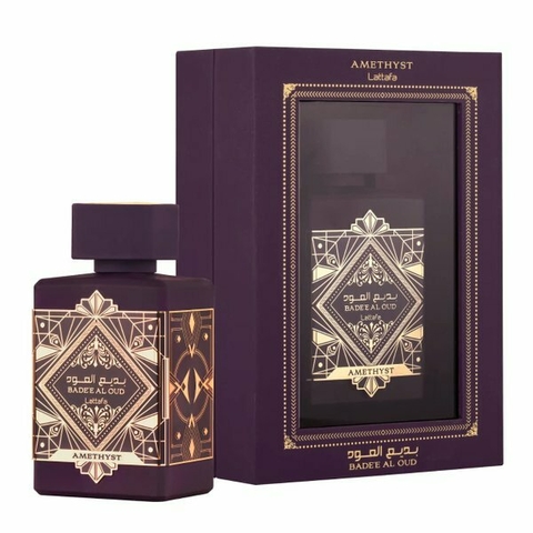 BADE'E AL OUD AMETHYST - LATTAFA (Referencia Olfativa Atomic Rose - Initio Parfums Prives ) 100 ml – Perfume Árabe
