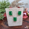 CONJUNTO RETANGULAR COR ESMERALDA FUSION