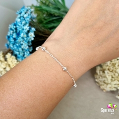 PULSEIRA BOLINHA (CORRENTE CARTIER)