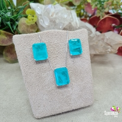 CONJUNTO RETANGULO ZIRCONIA FUSION