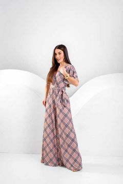 Macacão Helena Xadrez - comprar online