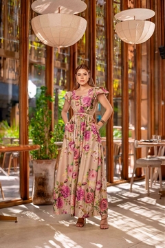 Vestido Eduarda Estampado cinto