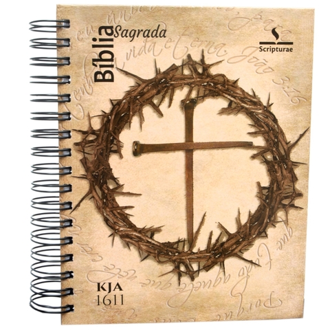 Bíblia de Anotações King James Atualizada Textos Coloridos