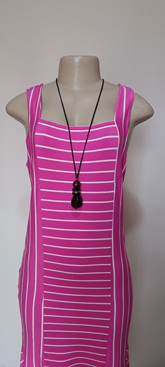 vestido alça, listrado danbi - comprar online