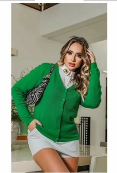casaquinho modal Verde - comprar online