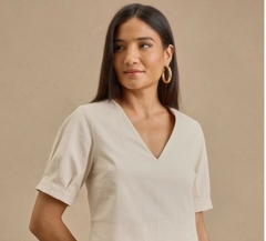Conjunto Saia Point Creme - loja online