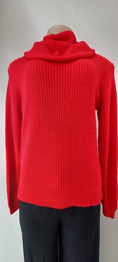 Blusa Glória Gola Alta Vermelha - Flor de Liiz