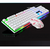 Kit Gamer teclado + mouse semi mecânicor led rgb branco m400