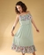 vestido livre turquesa - Lais desenha
