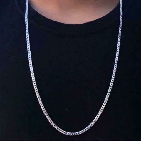 Kit Corrente Grument 70 cm 3 mm + Pulseira 3mm 21cm