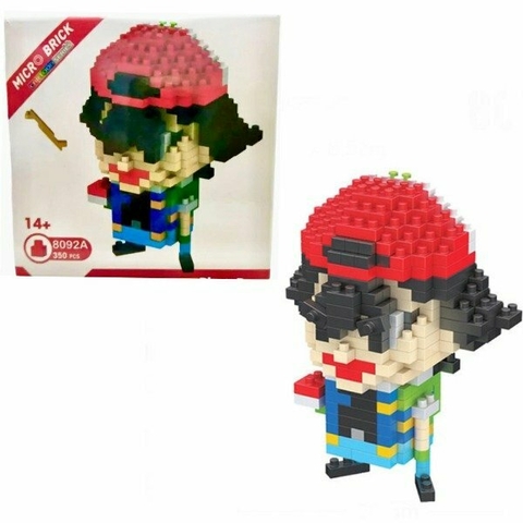 Micro Brick Pokémon Ash Ketchum - comprar online