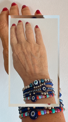 Pulseras elastizadas x 5 - Junio_accesorios