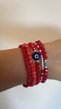 Pulseras elastizadas x 5
