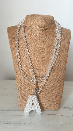 Inicial con correa de cristal - tienda online