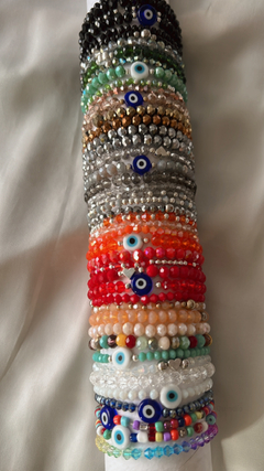 Pulseras elastizadas x 3