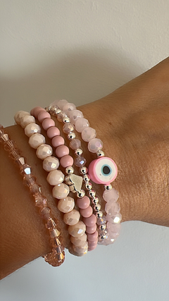 Pulseras elastizadas x 5 - Junio_accesorios