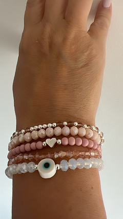Pulseras elastizadas x 5