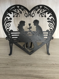 Decoração Casal Apaixonado Namorados para mesa/estante - comprar online
