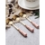 Talher Rosa Gold - Kit com 4 - Gostei Comprei