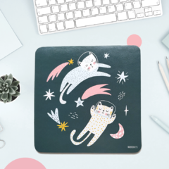 Mouse pad Gatonautas - kit com 6