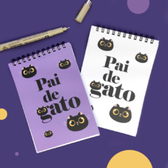 Bloquinho Pai de Gato - kit com 05 - branco - comprar online