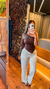 Blusa um ombro