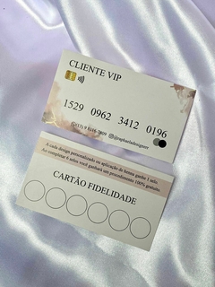 CARTÃO FIDELIDADE ACABAMENTO PADRÃO