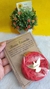 10 unidades - Lembrancinha Chaveiro Crisma Vermelho Nome Personalizado Divino - Ateliê Mãos Que Brincam de Criar