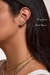 Imagem do Brinco V cravejado - Modelo Adriana