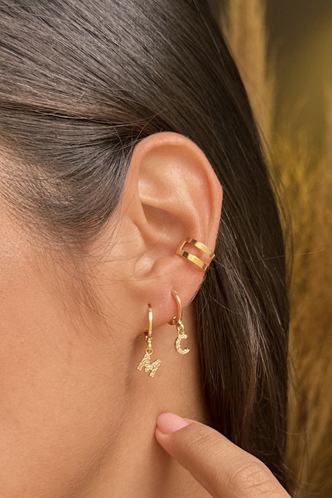 Argola personalizada - Modelo Marcela